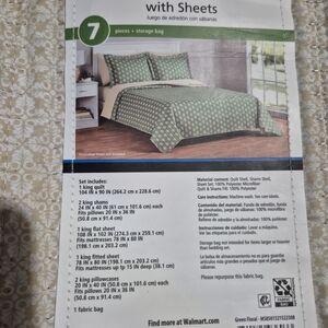 Mainstays King Sz Sheet Set